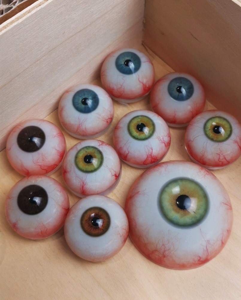 Epoxy eyeballs